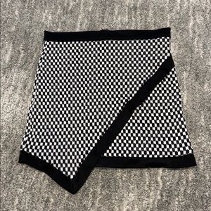 Black and white skirt